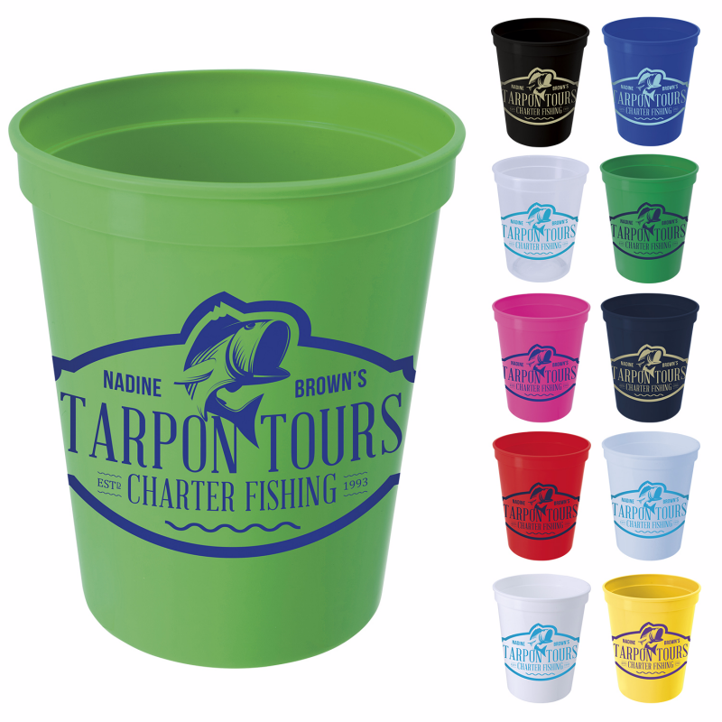 PLASTIC STADIUM CUP - 16 oz